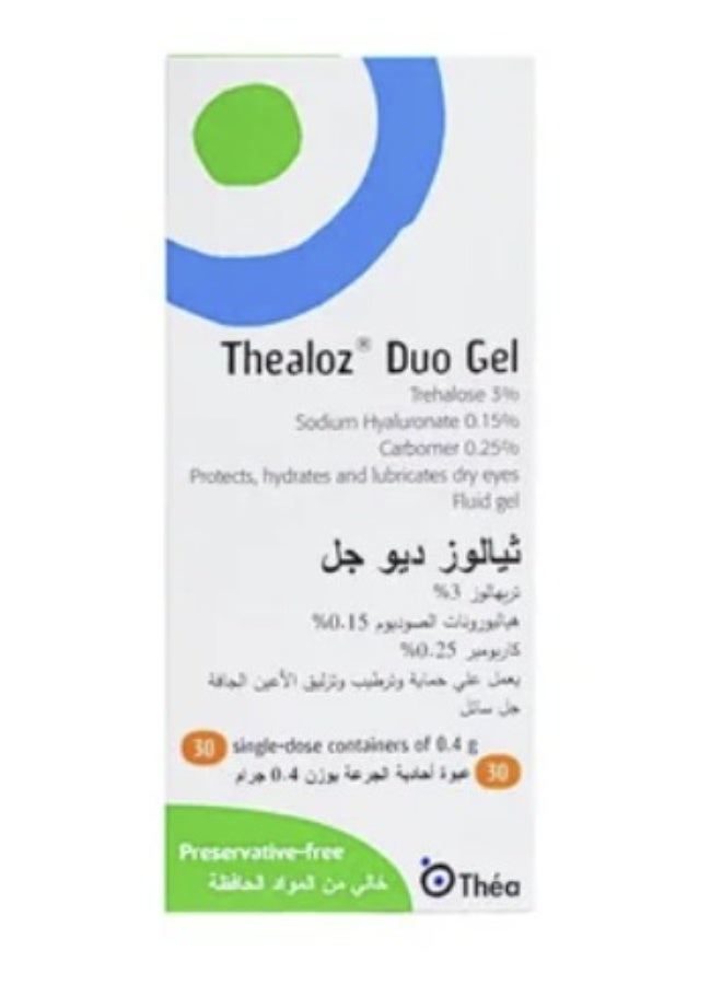 THEALOZ DUO GEL 30 SINGLE DOSE CONTAINER
